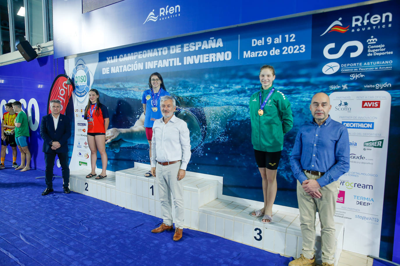 Última jornada del campeonato de natación infantil