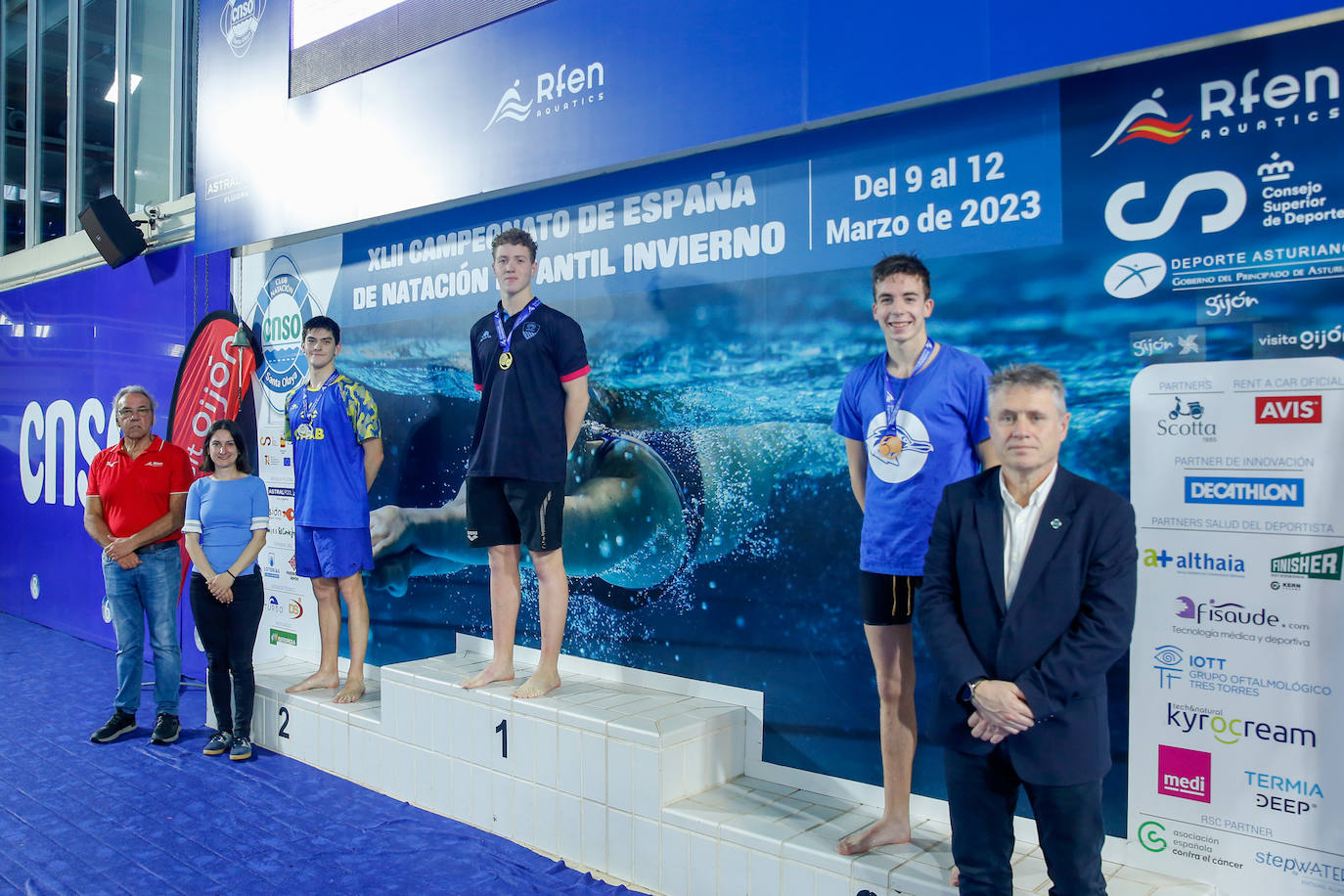 Última jornada del campeonato de natación infantil