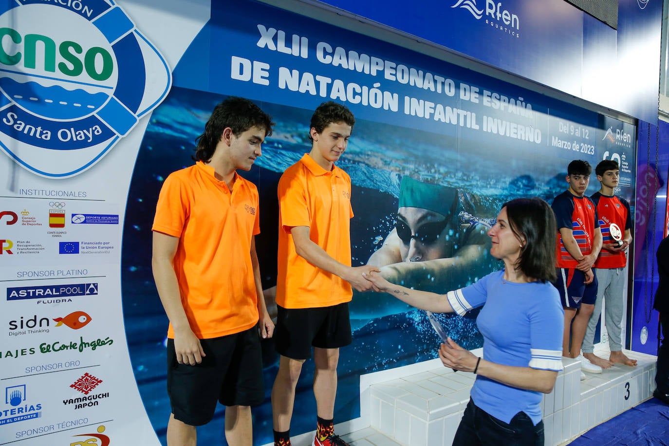 Última jornada del campeonato de natación infantil