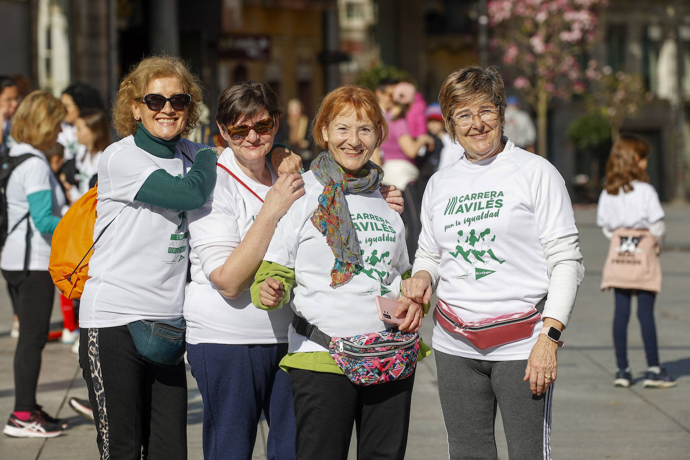Marcha comarcal por la igualdad en Avilés