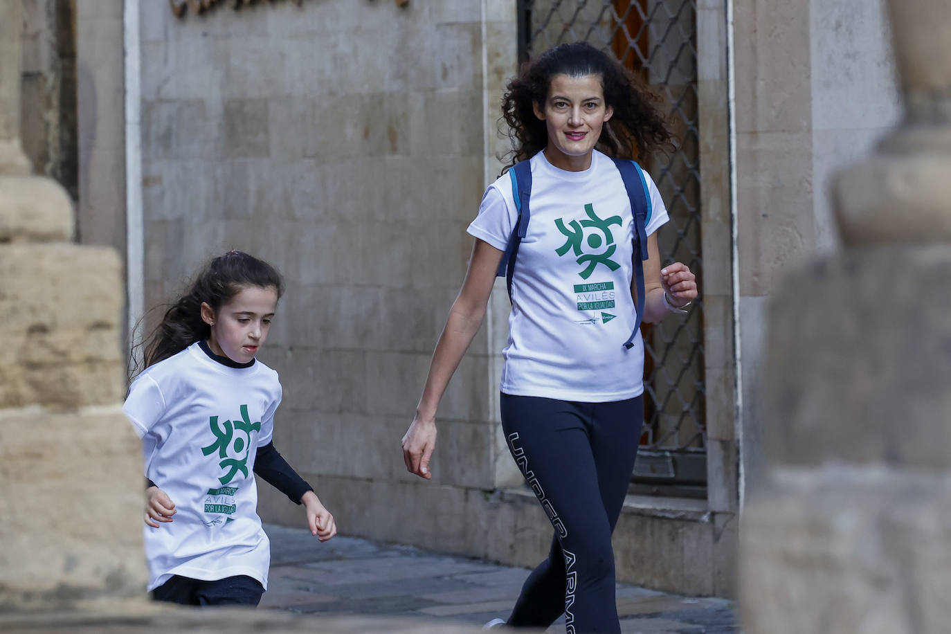 Marcha comarcal por la igualdad en Avilés