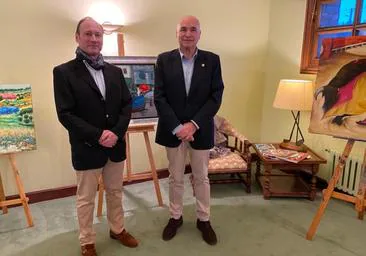 El club de golf de La Barganiza acoge una muestra del pintor Jesús Casaus  hasta el día 19 | El Comercio: Diario de Asturias