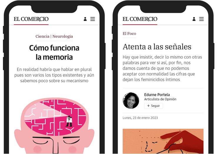 App de EL COMERCIO (disponible para Android e IOS). Una app hecha a tu medida