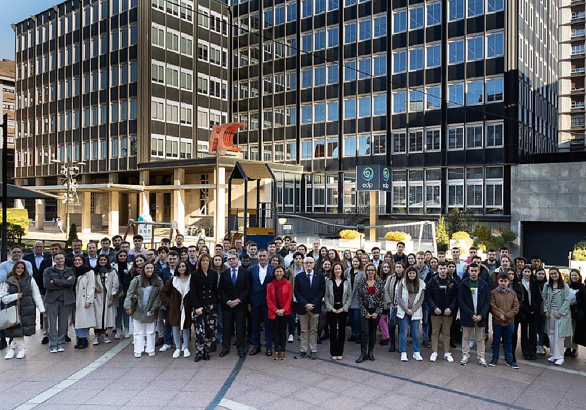 Inicio del programa de becas Martín González del Valle de la Fundación EDP para el curso 2022-2023.