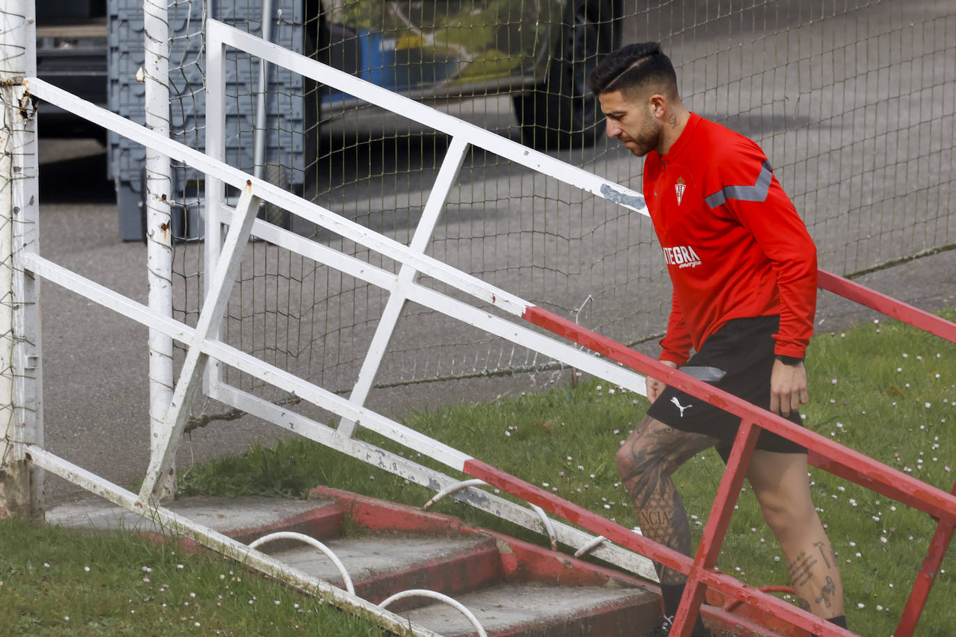 Entrenamiento del Sporting (16/03/2023)