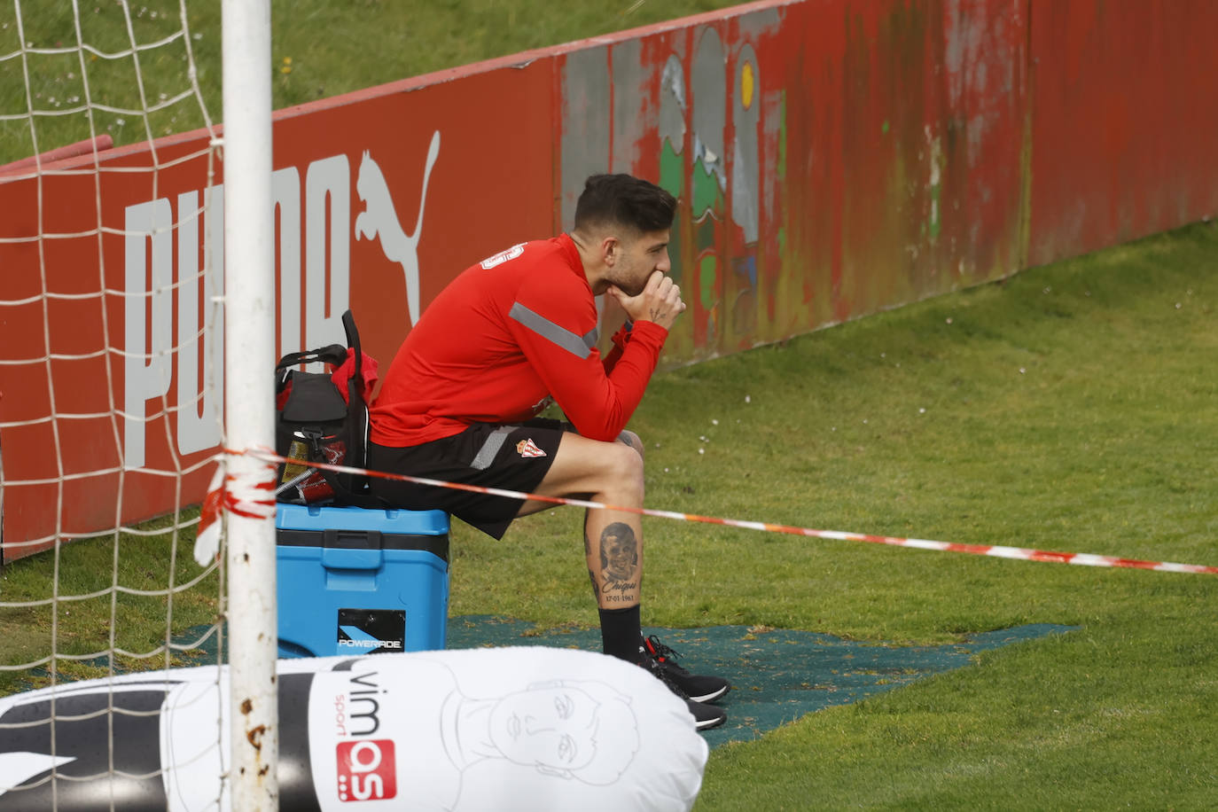 Entrenamiento del Sporting (16/03/2023)