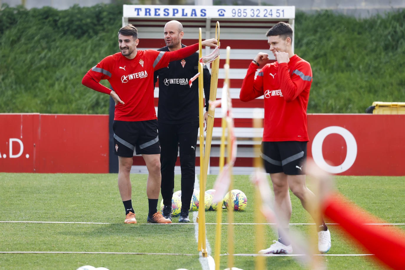 Entrenamiento del Sporting (17/03/2023)