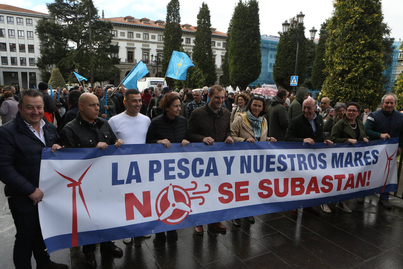 Los pescadores se unen contra la eólica