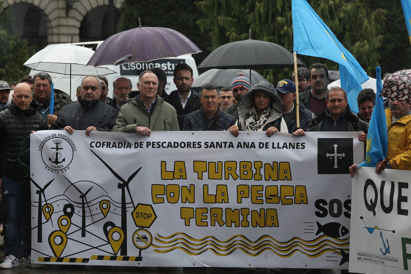 Los pescadores se unen contra la eólica