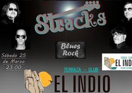 Rock y blues este sábado en la playa de Estaño de la mano de Stracks