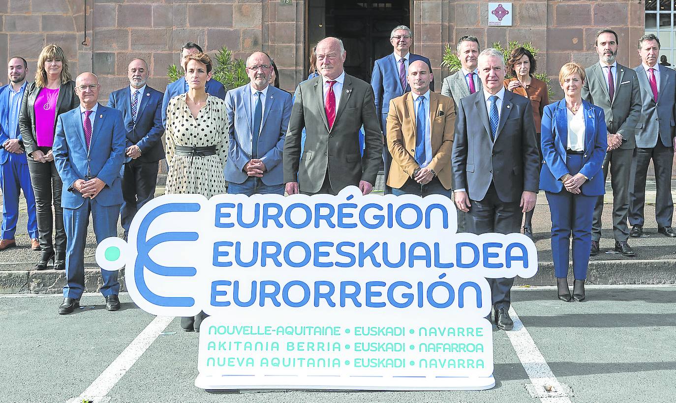 La Eurorregión Nueva Aquitania-País Vasco-Navarra celebró su asamblea en Saint-Jean-Pied-de-Port