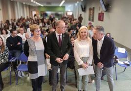 El consejero de Salud, Pablo Fernández Muñiz, en la inauguración de las II Jornadas de Accesos Vasculares esta mañana.