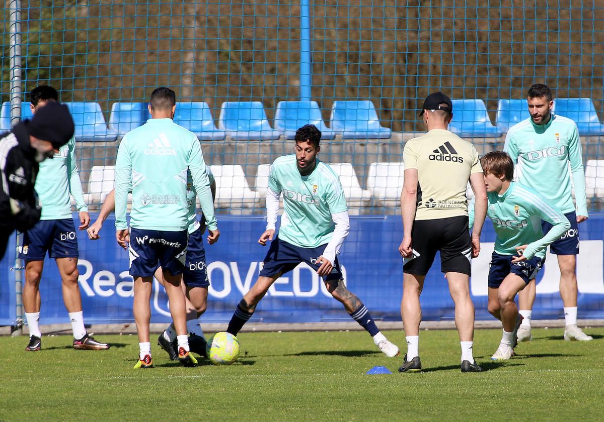 Entrenamiento del Real Oviedo (24-03-2023)