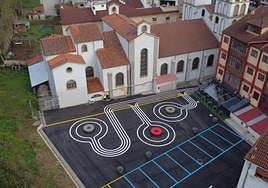 Parcela con aparcamientos donde estará la zona de acceso.