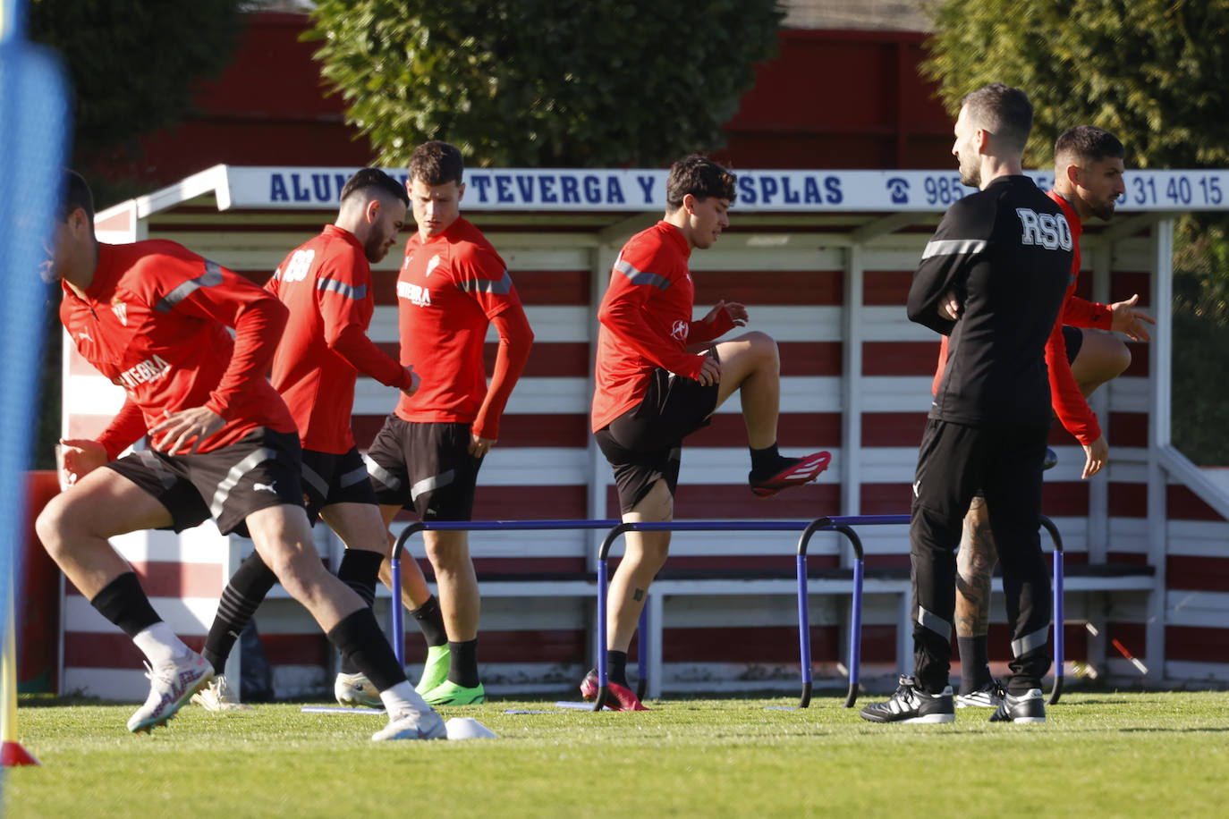 Entrenamiento del Sporting (27/03/2023)