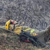 La dura lucha contra el fuego en Asturias