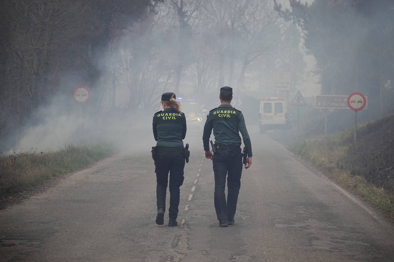 Las llamas se propagan sin descanso en Asturias