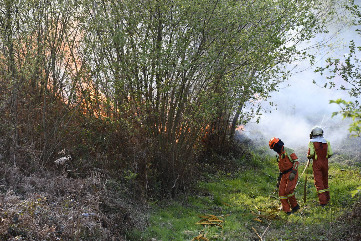 El fuego devasta Asturias