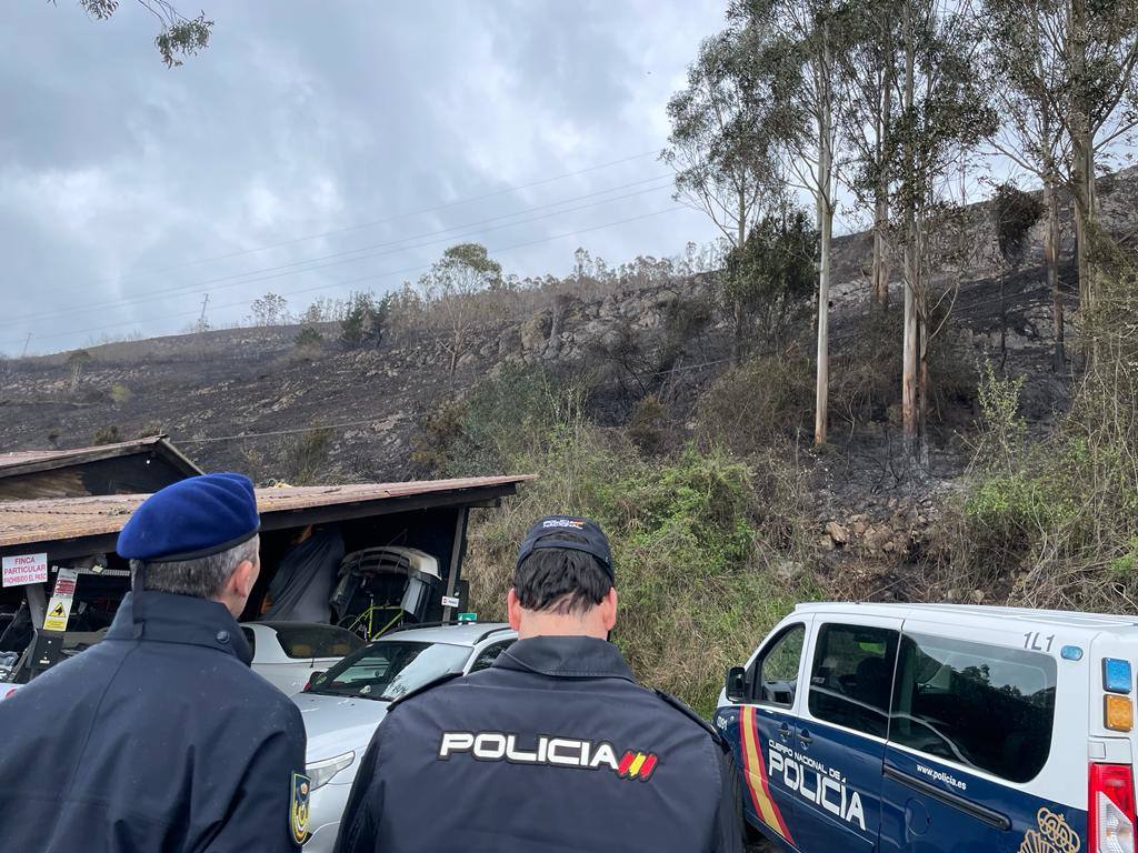 La Policía inicia la investigación en el Naranco con drones y helicópteros