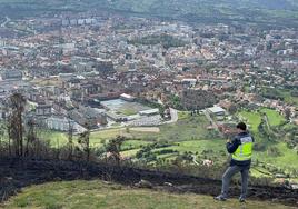 La Policía inicia la investigación en el Naranco con drones y helicópteros