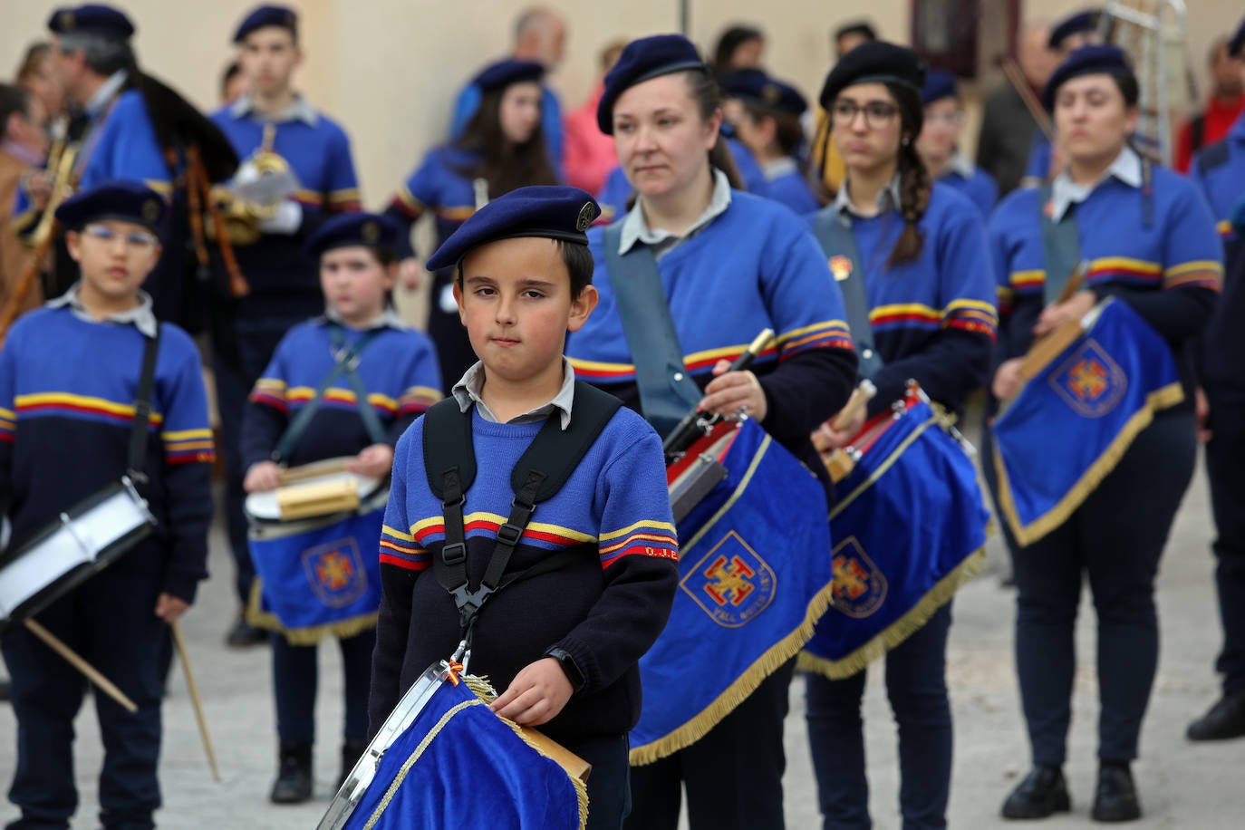 Jesús prendido, un soldado romano y un funcionario judío en el Prendimiento