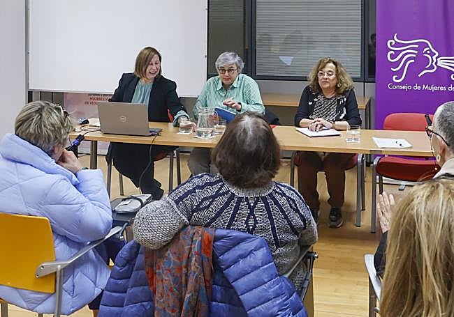 Reunión del Consejo de Mujeres en el que la alcaldesa presentó el borrador de ordenanza de Igualdad.