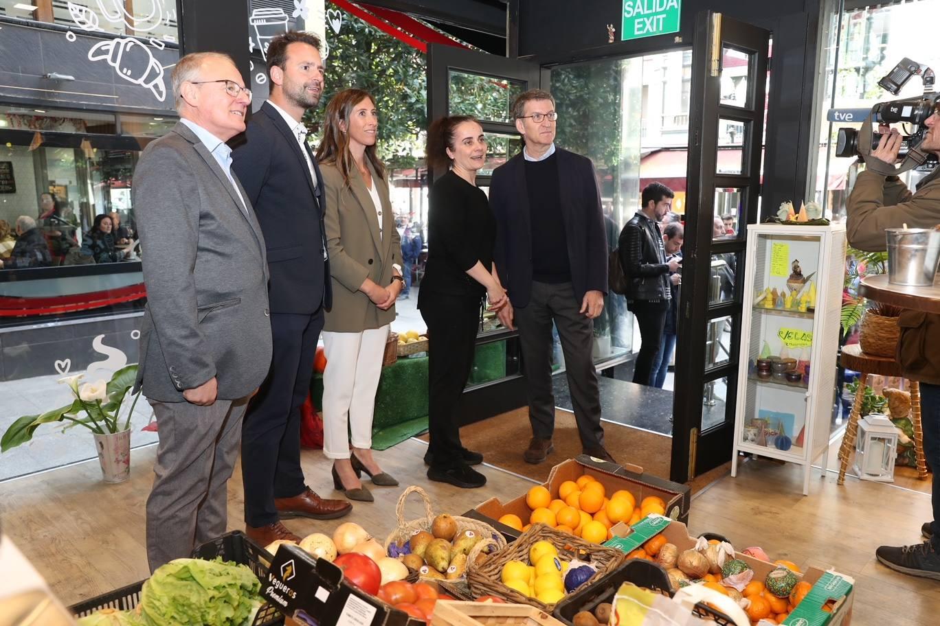 Núñez Feijóo visita Gijón