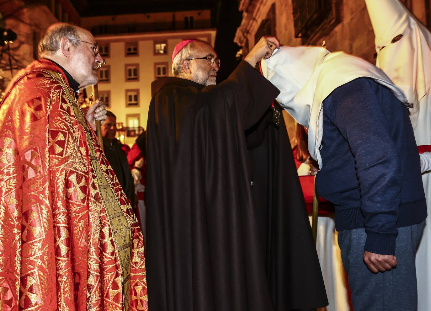 Una multitud en la procesión de la libertad
