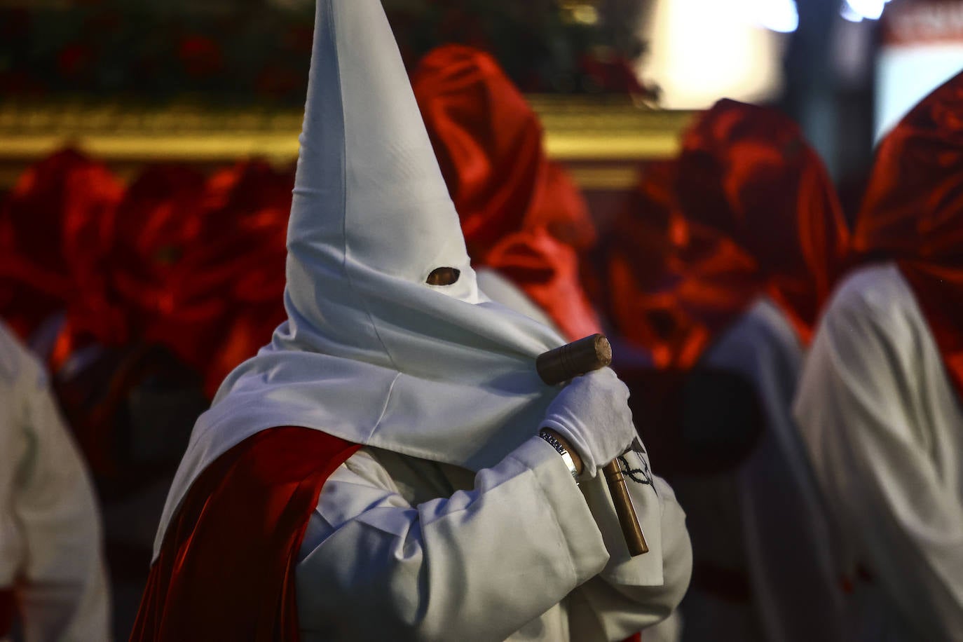 Una multitud en la procesión de la libertad