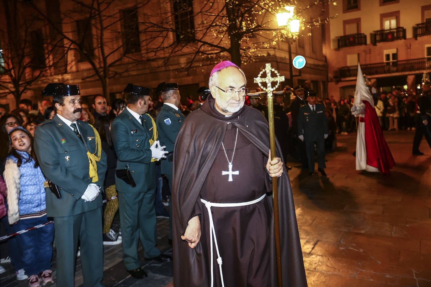 Una multitud en la procesión de la libertad
