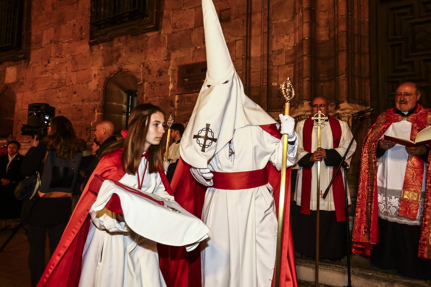 Una multitud en la procesión de la libertad
