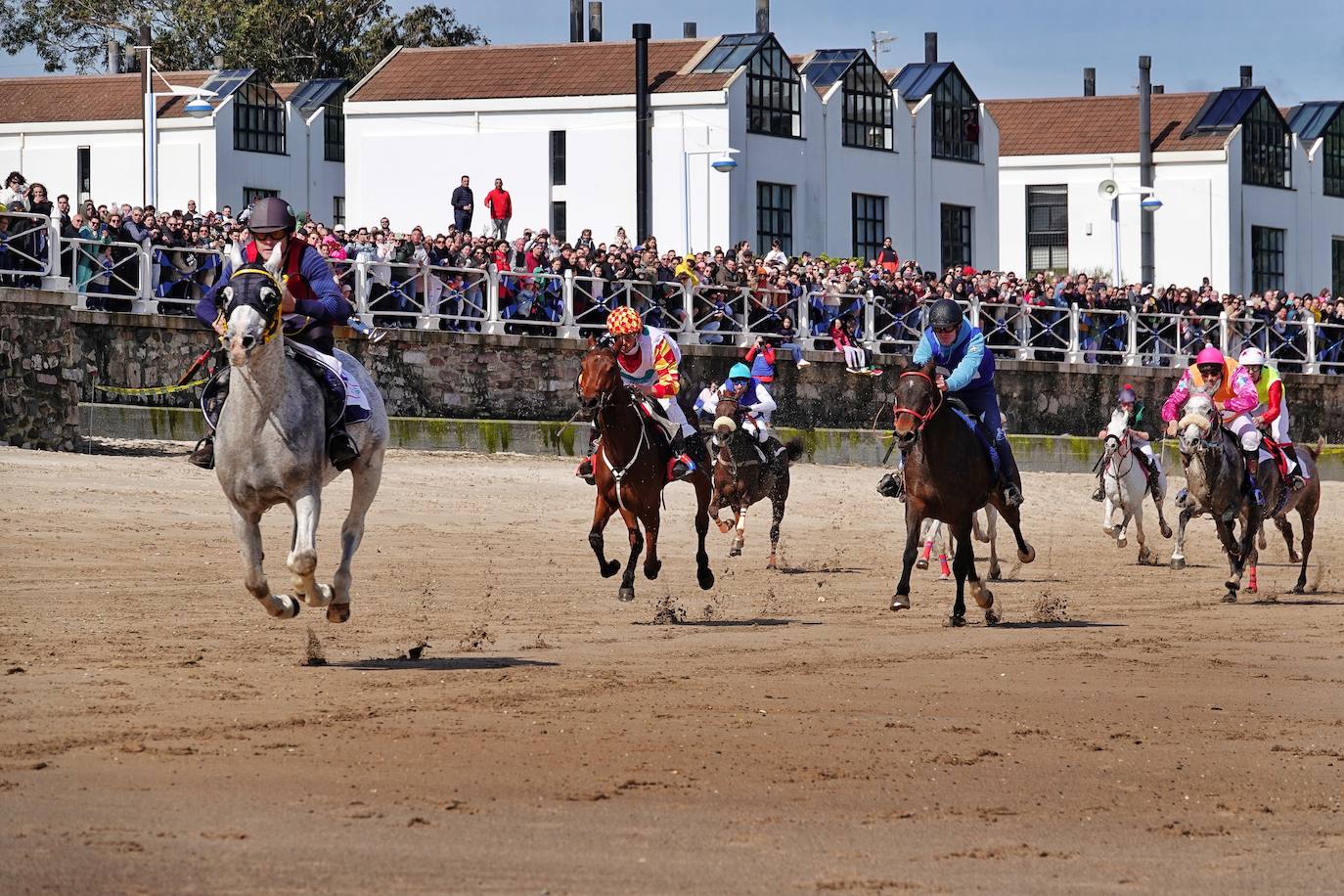 Ribadesella disfruta del espectáculo de las Carreras de Caballos