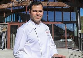 Héctor Cosmen, en su restaurante.