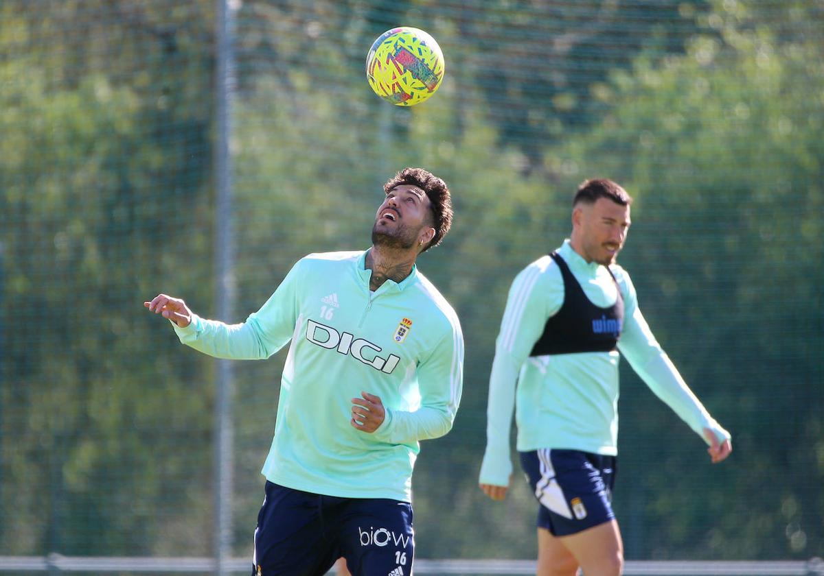 Entrenamiento del Real Oviedo (14/04/2023)