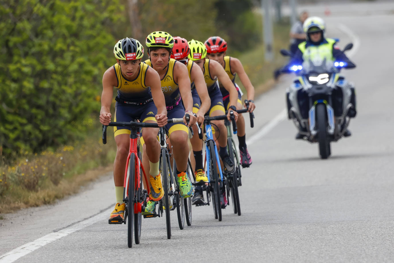 La contrarreloj de talentos da el pistoletazo de salida al Duatlón de Avilés