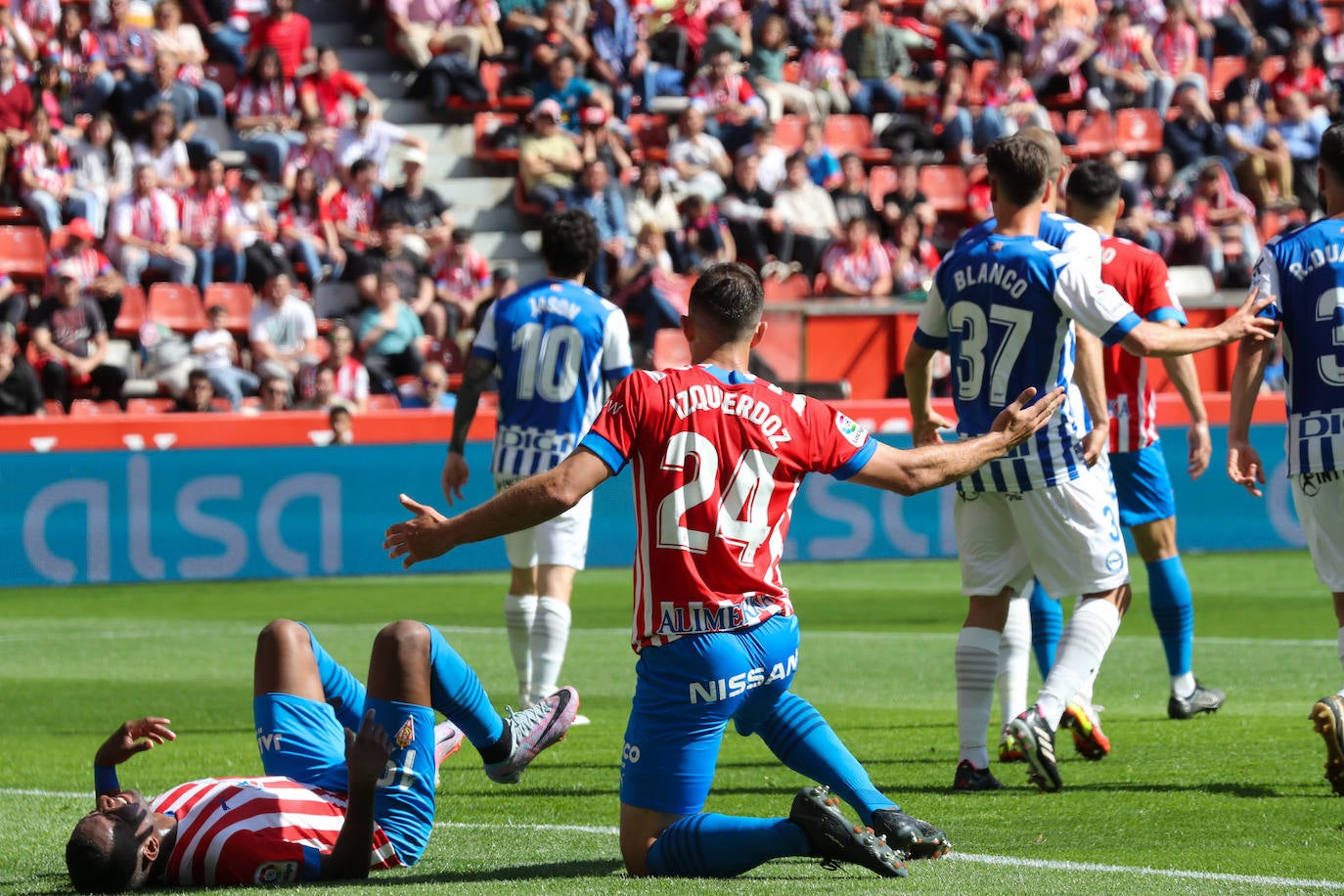 Las mejores jugadas del Sporting - Alavés