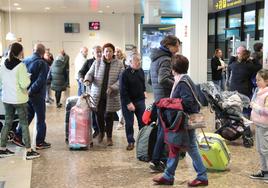 Mucha expectación por el primer vuelo de Lufthansa a Asturias