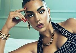 Georgina Rodriguez posa para la publicación Sorbet.