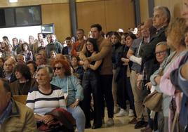 Funeral de la gijonesa Ángela Gil fallecida tras un fatal accidente doméstico.