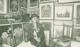 Pepa Osorio, en su estudio.