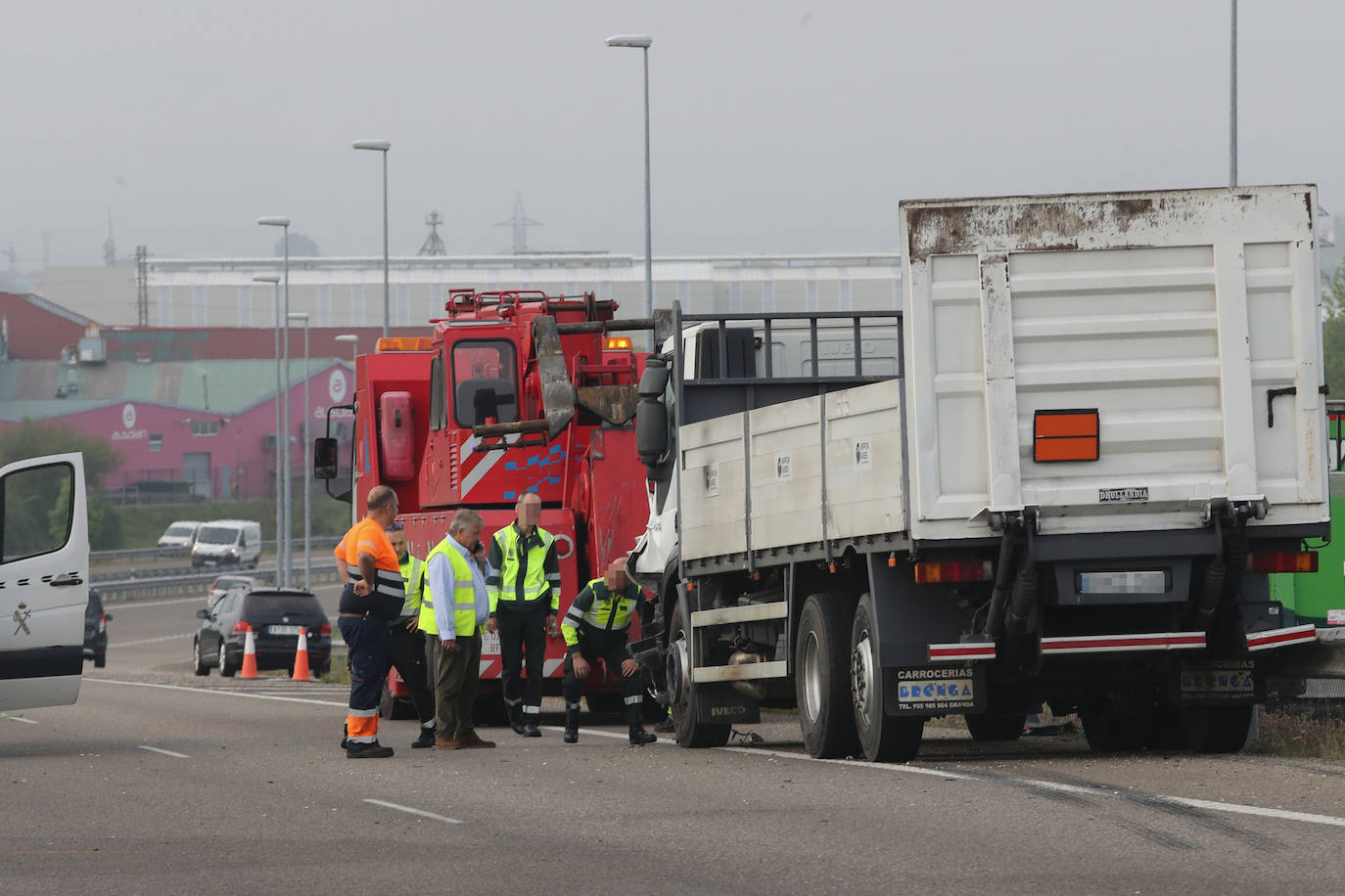 Grave accidente de tráfico en la AS-II