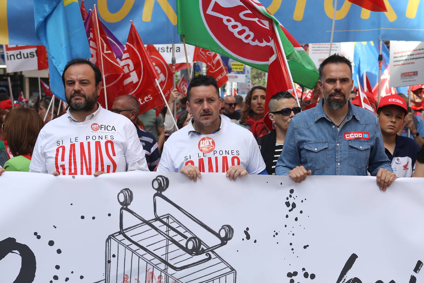 Un Primero de Mayo para exigir el reparto de la riqueza