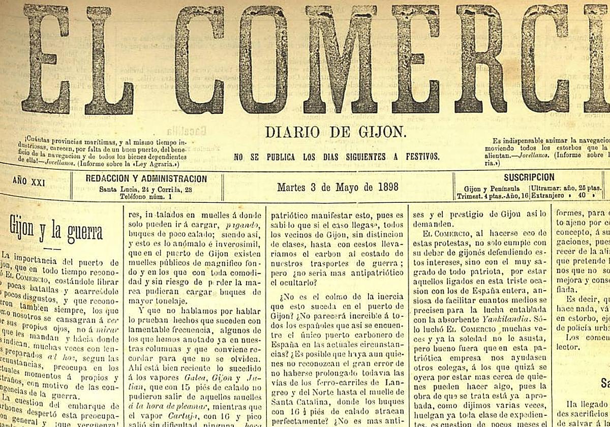 La crítica ocupó la portada del diario.