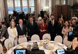 Presentación de Diego Canga como candidato del PP a la Presidencia del Principado en Madrid.