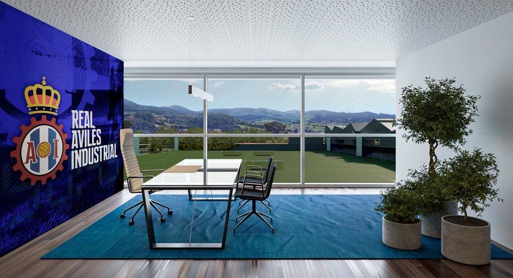 Así será la nueva ciudad deportiva del Real Avilés