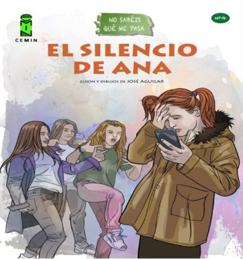 Portada del cómic de Cemin sobre el bullying.