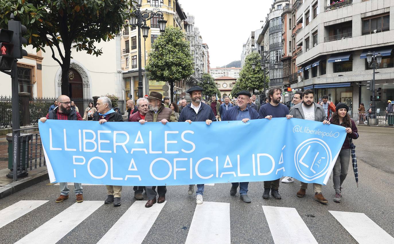 Multitudinaria manifestación en Oviedo por la &#039;oficialidá&#039; del asturiano