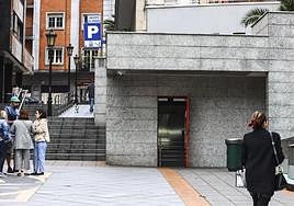 «Peligro» en el parking del Vasco