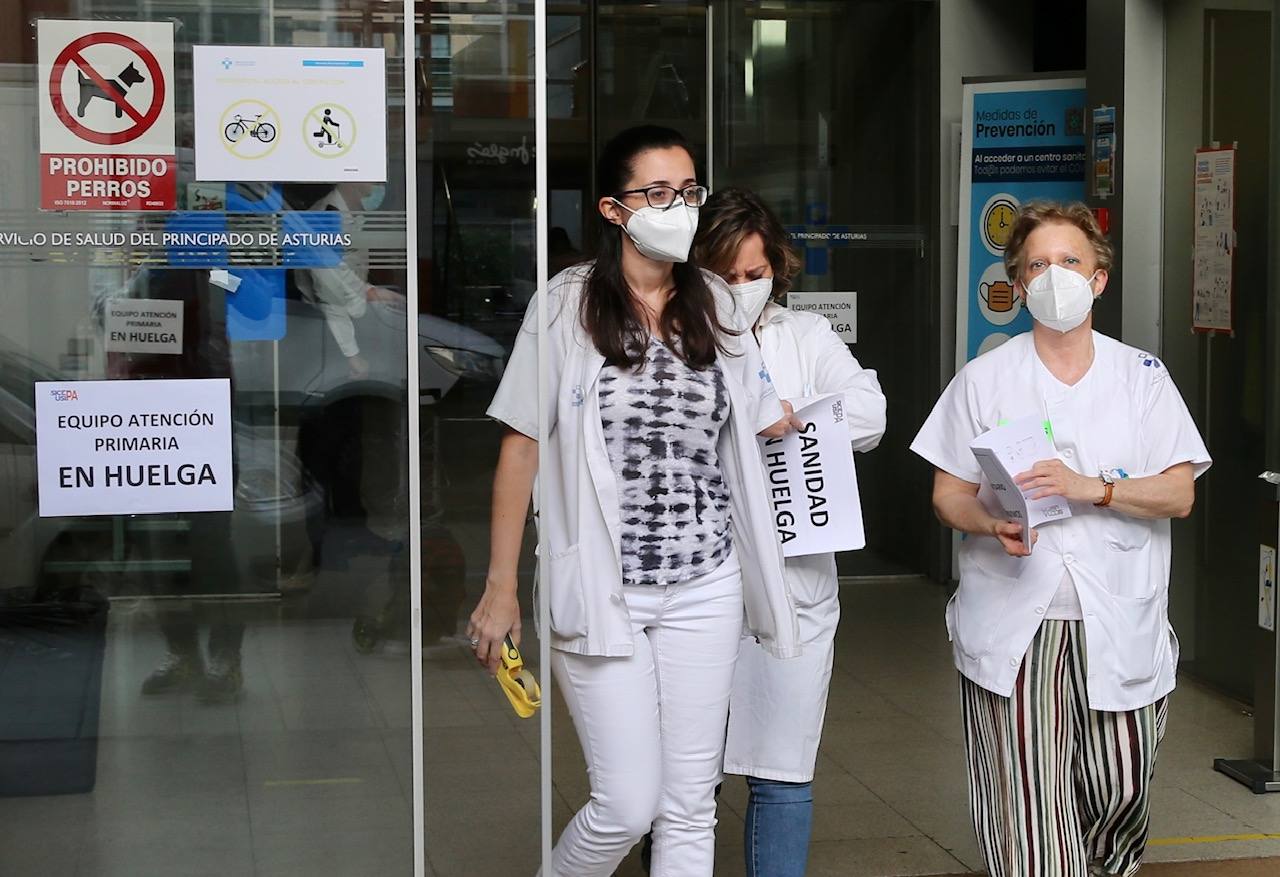 Huelga en la atención primaria asturiana