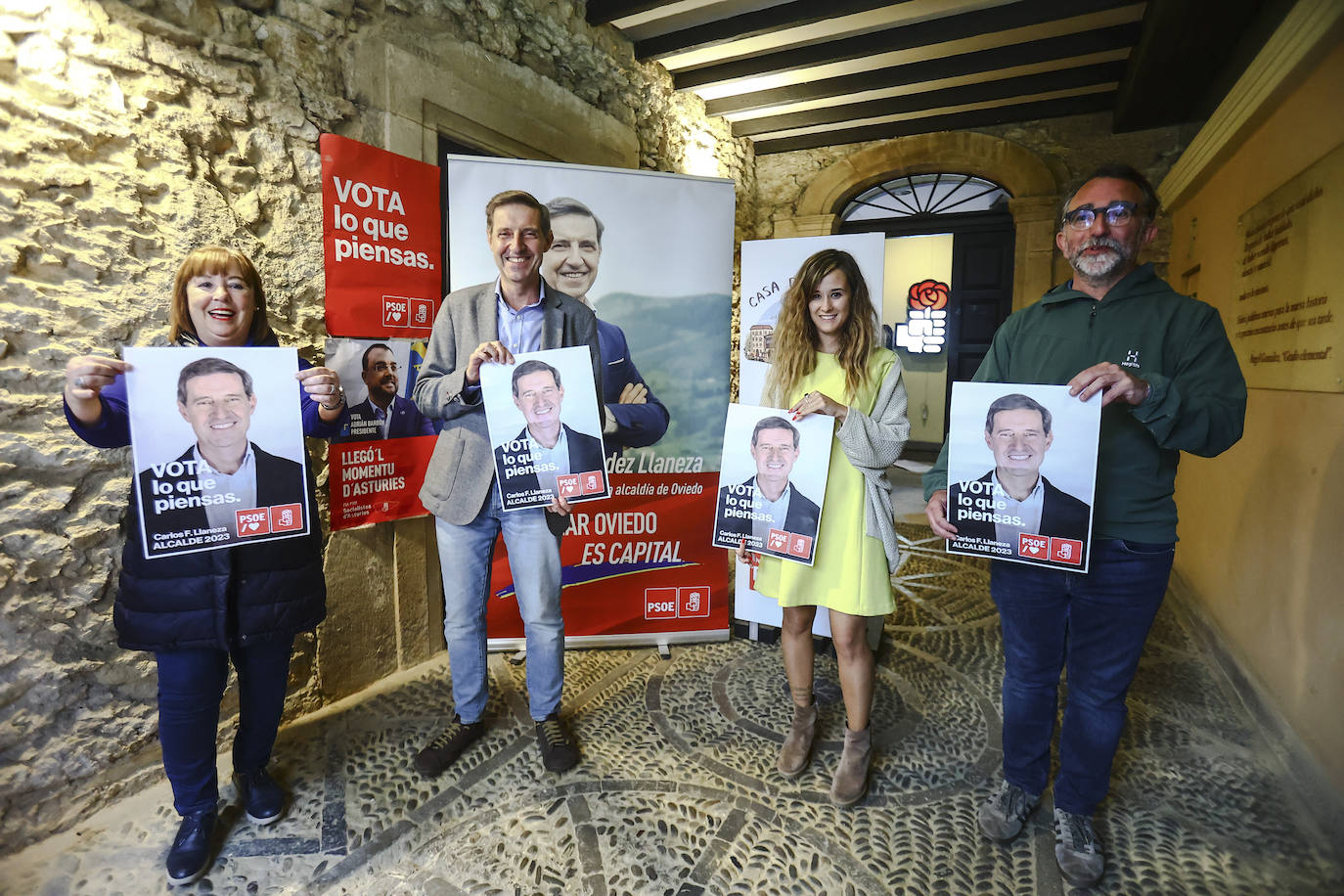 Así comenzó la campaña electoral en Asturias